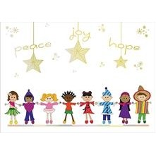 Kids of Peace, Joy & Hope Greeting Card