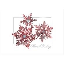 Snowflake Melody Holiday Card