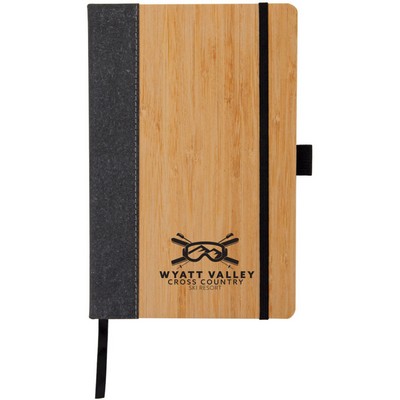 Saratoga Horizon Bamboo & Leather Journal