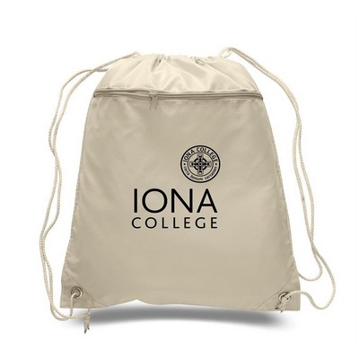 Polyester drawstring backpack