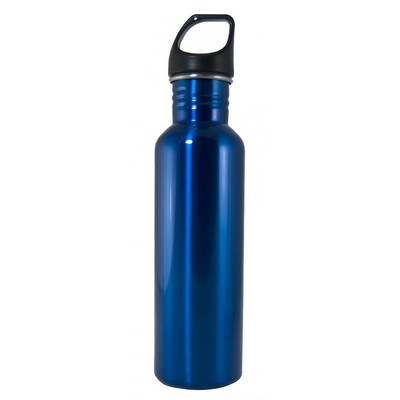 26 oz. Blue Stainless Steel Excursion Bottle