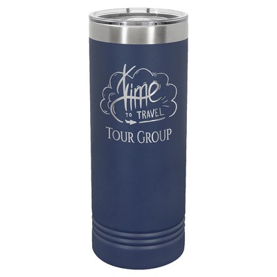 22 oz Polar Camel Skinny Tumbler with Slide Lid