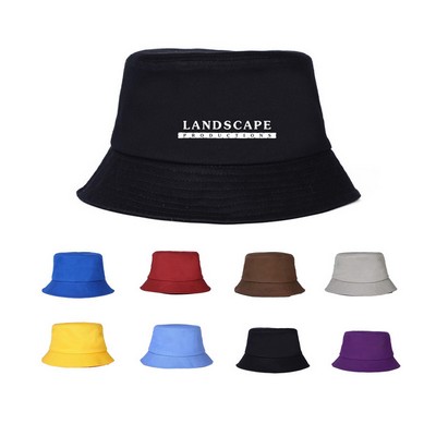 Fashion Outdoor Fisherman Hat Embroidered Sun Bucket Hat