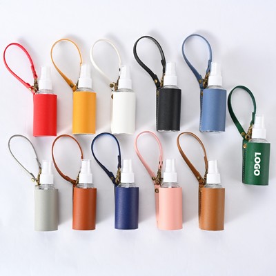 Leather Hand Sanitizer Holder