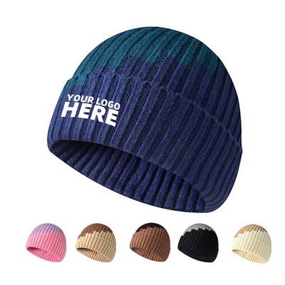 Winter Mix Color Fisherman Beanie