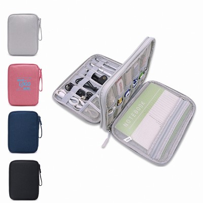 Double Layer Electronics Travel Organizer