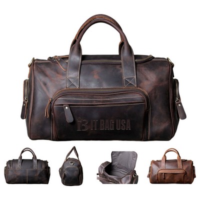 Handmade Cowhide Duffel Bag