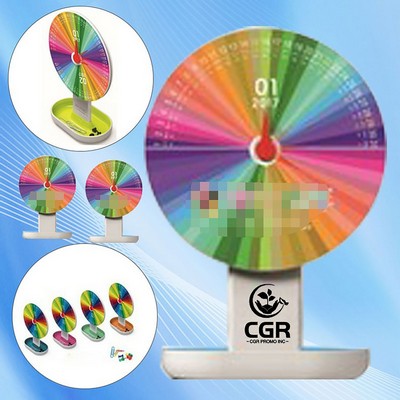 Creative Stand Desk Calendar - Wheel of Fortune Edition