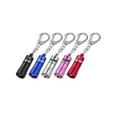 Tiny Keychain Flashlight Ring Portable Torch