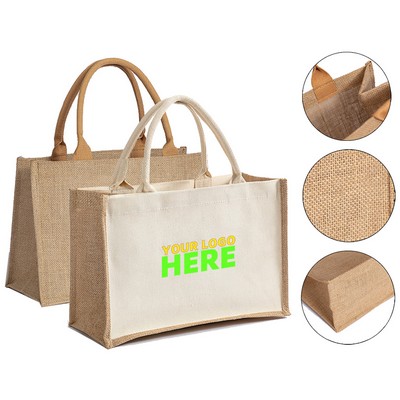 Jute Tote Bag With Handle