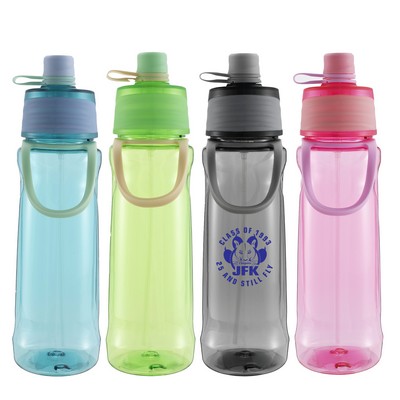 32 Oz. 2-In-1 Water Bottle With Misting & Sip Functions