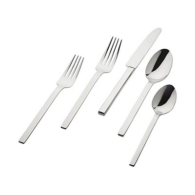 Godinger 20 - Piece 180 Atlas Mirror Dinnerware Set - (Service for 4)