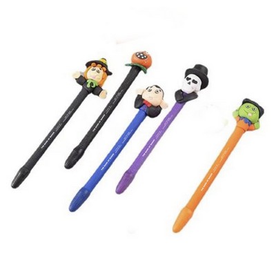 Halloween Pumpkin Witch Skull Heads Ghost Pen