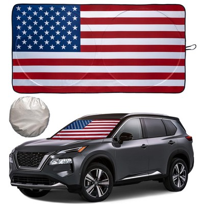 Full Color Custom Foldable Car Windshield Shade Cover