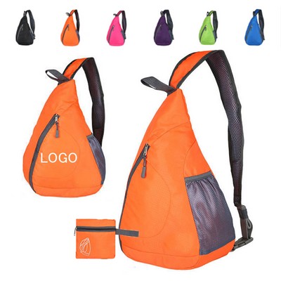 Foldable Crossbody Sling Bag Shoulder Pack