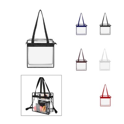 Large Capacity PVC Crossbody Bag