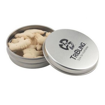 Round Tin with Animal Crackers -1.7 Oz.