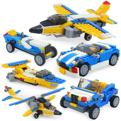 Building Blocks Assembled Fighter Car Sports Car