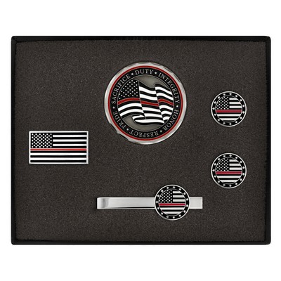 Thin Red Line 4-Piece Men's Gift Set