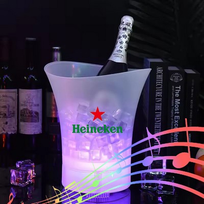 5L LED Bar Ice Bucket Container Bluetooth Speaker