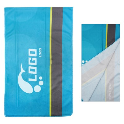 Full Color Sublimated Polyester Cooling Towel