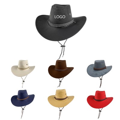 Suede Western Cowboy Hat