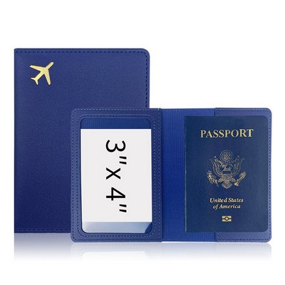 Business Travel Simple Airplane Passport Holder