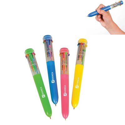 Ten Color Shuttle Pens