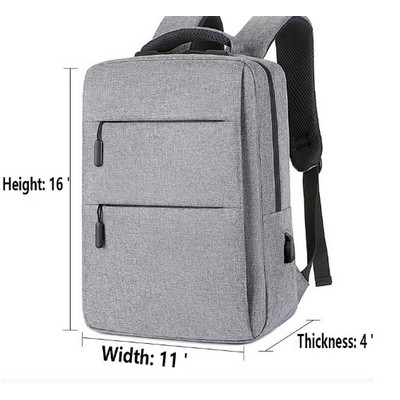 Laptop Backpack with USB Charging Port