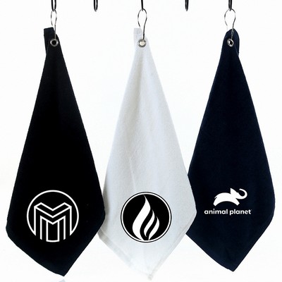 100% Cotton Square Golf Towel(Free Shipping)