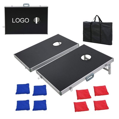 Aluminum Frame Cornhole Bean Bag Toss Game Set