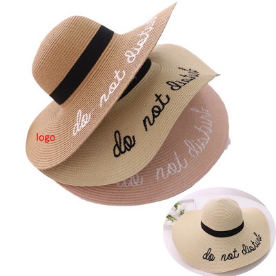 SunSafe Beach Straw Hat