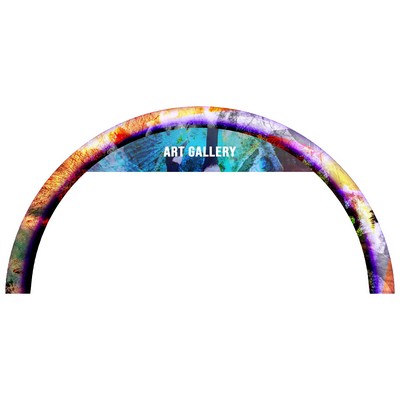 35' Inflatable Round Arch w/banner