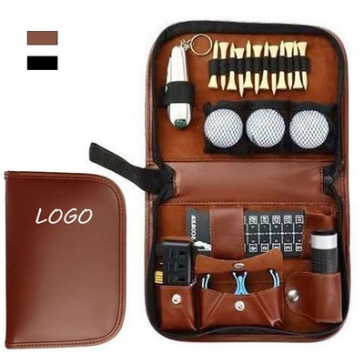 Golf Accessory Bag With 7-Piece Set