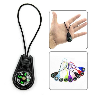 Outdoor Survival Pocket Compass w/ Strap