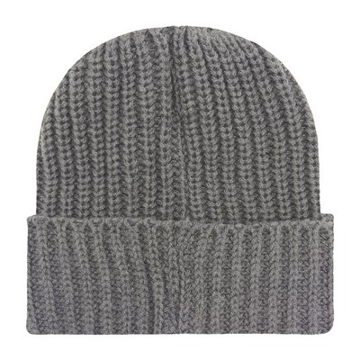 Versatile Thickened Cuffed Knit Beanie