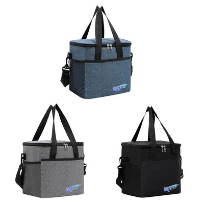 12L Solid Color Portable Insulated Bag