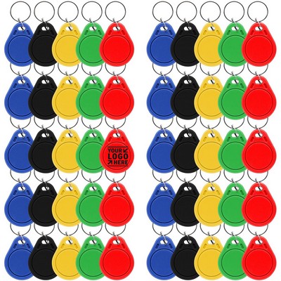 Round ABS 125KHz RFID Keychain Tags