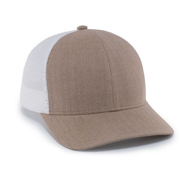 Pacific Headwear Herringbone Trucker Cap