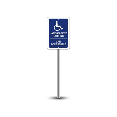 Handicap Parking Signs (1ft x 1ft) SQFT