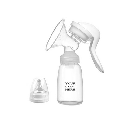 Handheld Breast Pump With Bottles