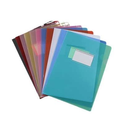 Plastic Folder for Document, A4 Letter Size File Folder With Lable