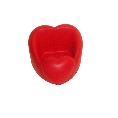 Red Heart-shaped Phone Holder Stress Reliever