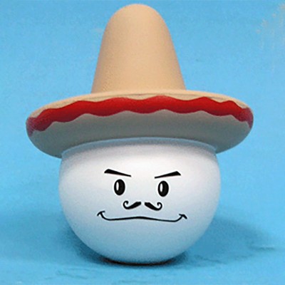 Sombrero Man Shaped Stress Reliever