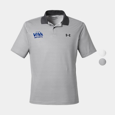 Under Armour Men's 3.0 Printed Performance Polo