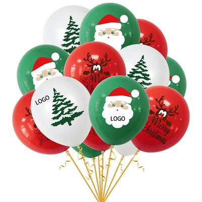 Christmas Latex Balloons