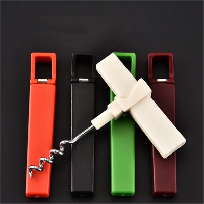 Economy Wine or Champagne Pocket Corkscrew Bottle Opener