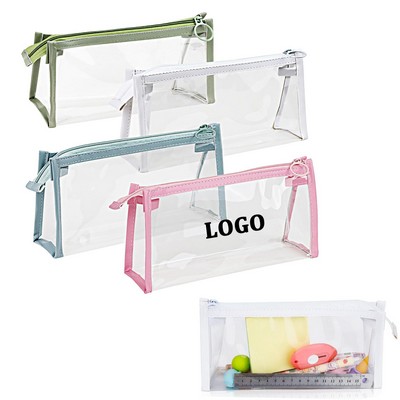 Clear Pencil Case with Zipper