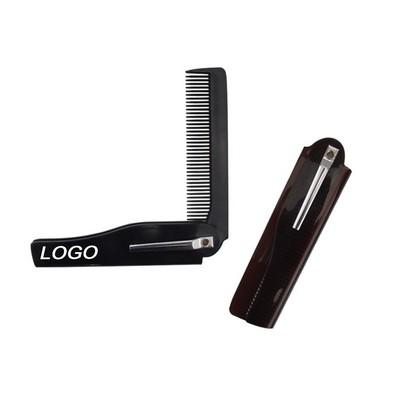 Portable Plastic Folding Comb