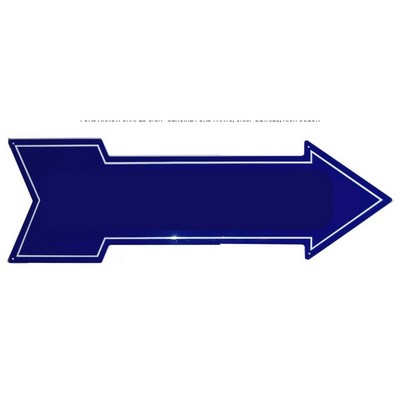 Embossed Aluminum Arrow Sign